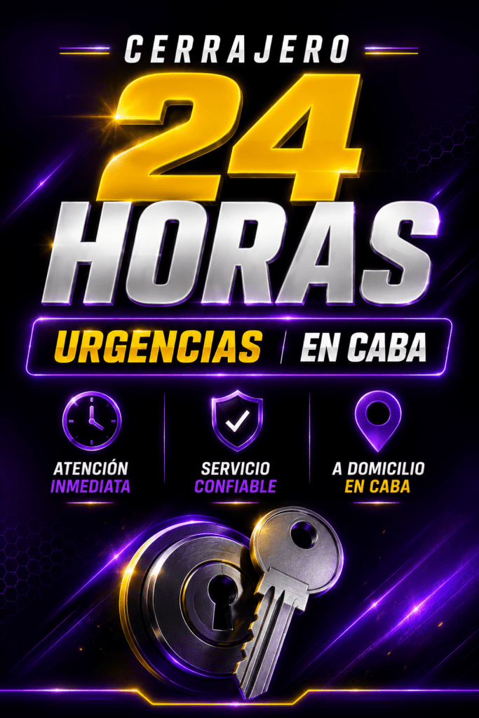Cerrajero 24 Horas, servicio de urgencias en CABA